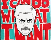 Ron Swanson- I Can Do What I Want - Miniature Painting - Parks and Rec