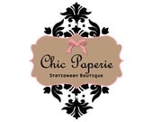 Premade Logo design- Chic Paperie Logo Design Il_170x135