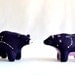 ursa cub - little dipper spirit bear -felt bear soft sculpture by royalmint