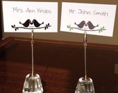 Love Bird Place Cards - Set of 50