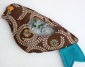 Brown Bird Eye Spy Bag Travel Toy, I spy, Search and Find Quiet Play Toy