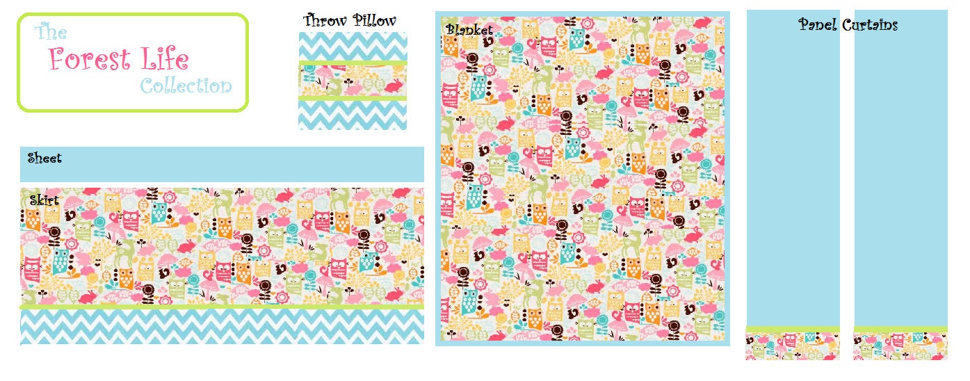 Sarah's Nursery Bedding-Custom Order