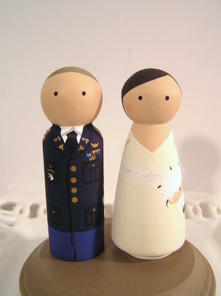 Military Service Cake Cuties Custom Cake Toppers