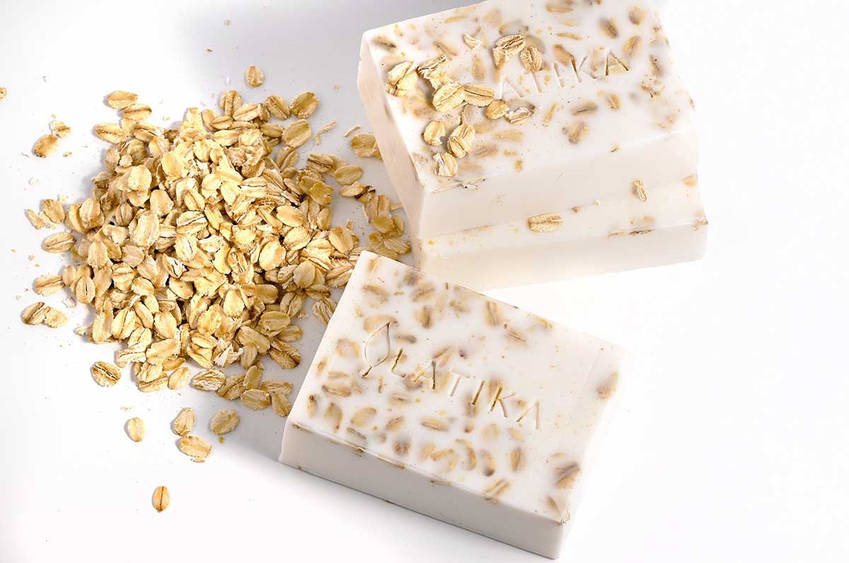 Oatmeal, Milk & Honey Glycerin Bar Soap - Handcrafted soap with Oatmeal