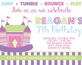 Bounce House Birthday Party 5x7 Invitation- PRINTABLE Il_170x135