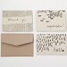 The "Communicate" Letterpress Notecard Set of Six