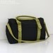 SALE Gym Bag / Messenger in Black & Green Water-resistant Nylon / Diaper bag / Carry on Tote, Travel, Beach, Workout, Duffel, Shoulder bag