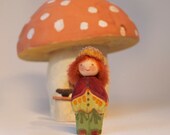Wild Peony Flower Gnome