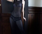 sheer knit dress