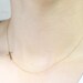 Sideways Cross Necklace - Off Centered Cross - S2268-3