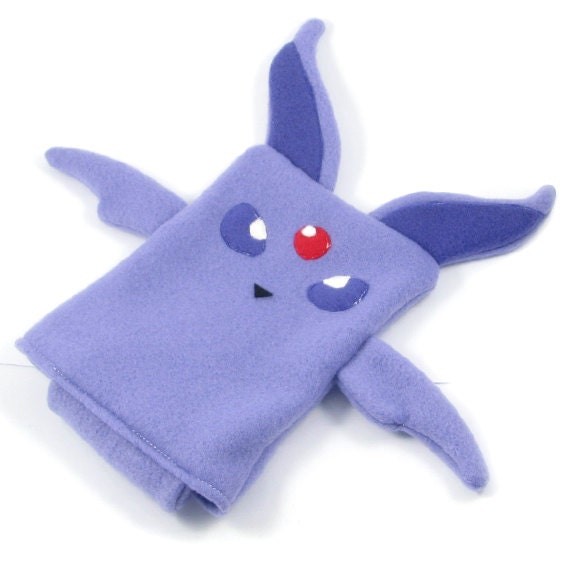 Espeon Pokemon Nintendo DS case pouch fleece camera carrying case 3DS / DSi / DS Lite / PSP holder
