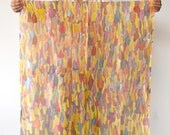Hand Painted Silk Scarf "Jenny" One of a Kind