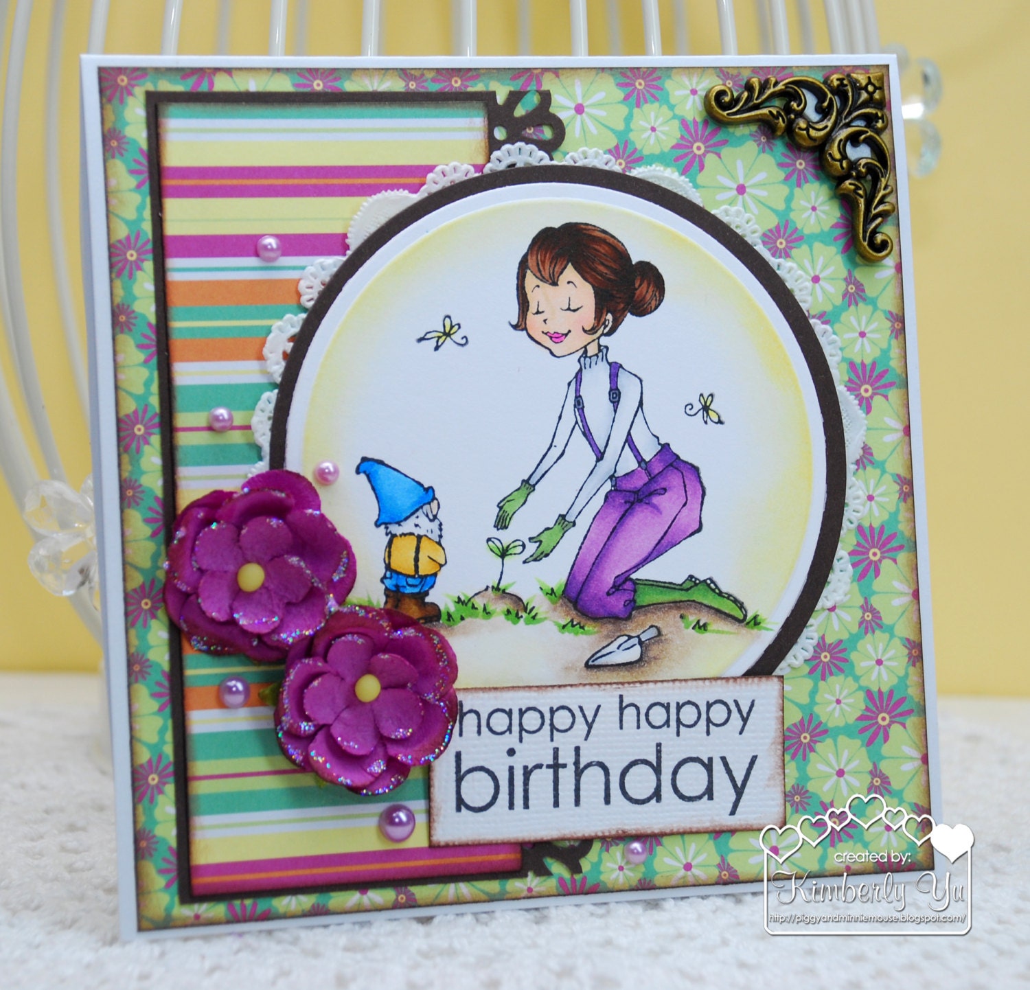 Handmade Card - Happy Happy Birthday