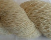 White Alpaca Blend Reclaimed Yarn- 239 yards
