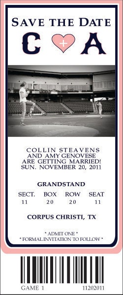 Sports Ticket Invite