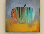Original Acrylic Painting - Expressionist- STILL LIFE - canvas- palette knife -16"x16"