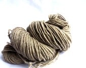 British Bluefaced Leicester Yarn, natural aran yarn, undyed yarn, beige yarn, 100g