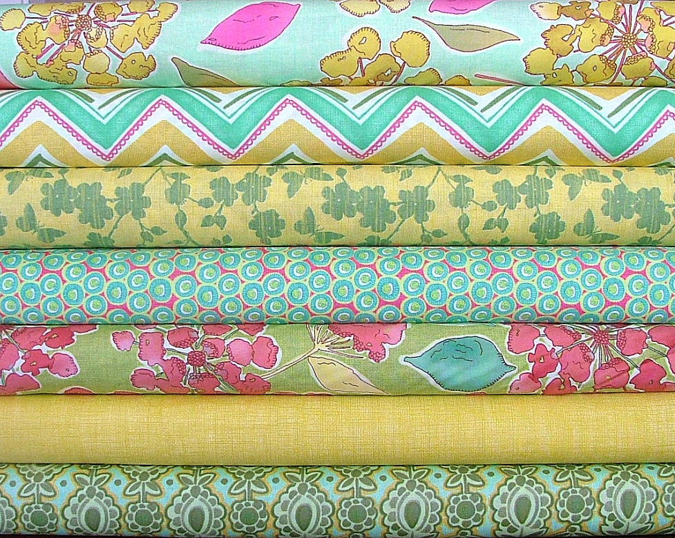 Spring House Fat Quarter Bundle of 7 by Stephanie Ryan for Moda