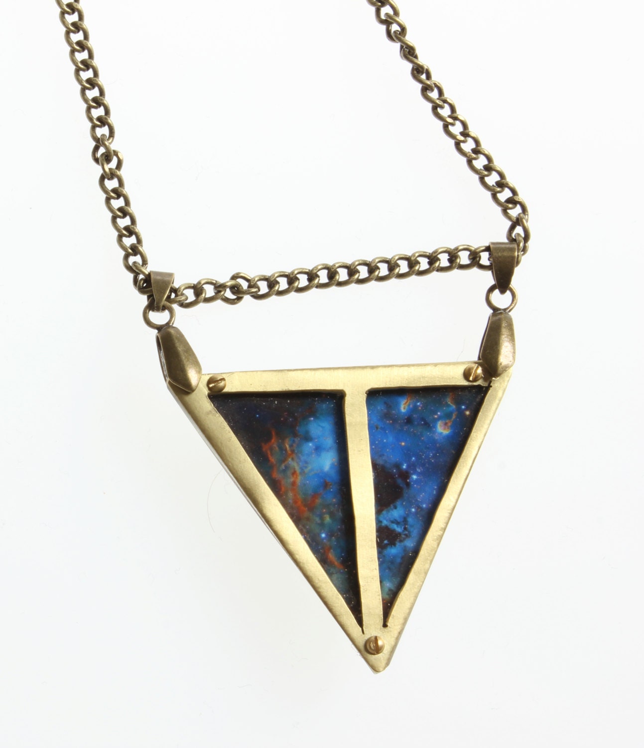 Triangle Eagle Nebula Constellation Galaxy Space Universe Astronomy Pendant necklace
