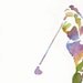 Golf Man, Sports Athlete Fathers Day Dad Gift, Art Print of Original Painting, Birthday Gift for Him, Barbara Rosenzweig, Etsy Reproduction