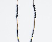 Black and Yellow Necklace