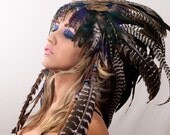 Native American Inspired Feather Headdress - Custom Order