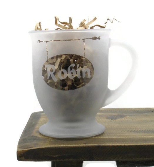 Personalized Coffee Mug Custom Etched 16 oz. For Her