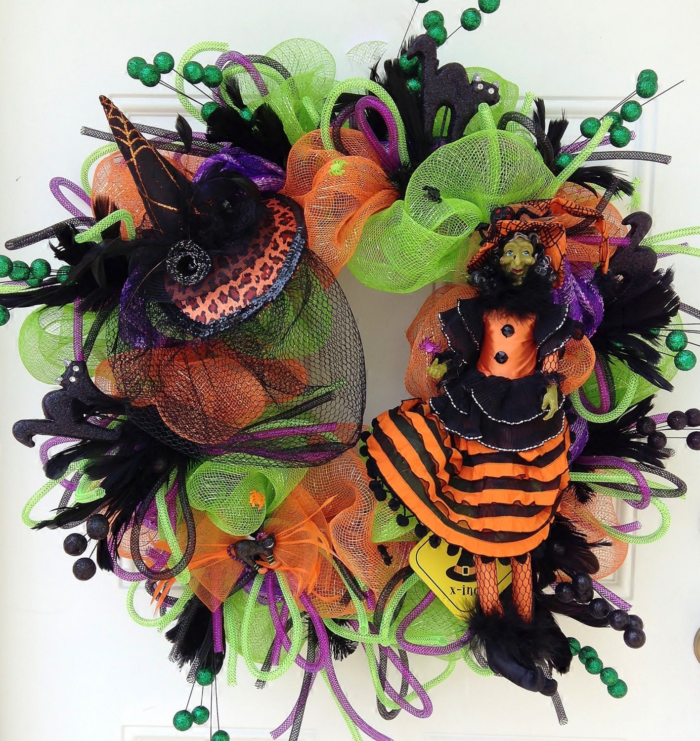 Halloween Deco Mesh Wreath