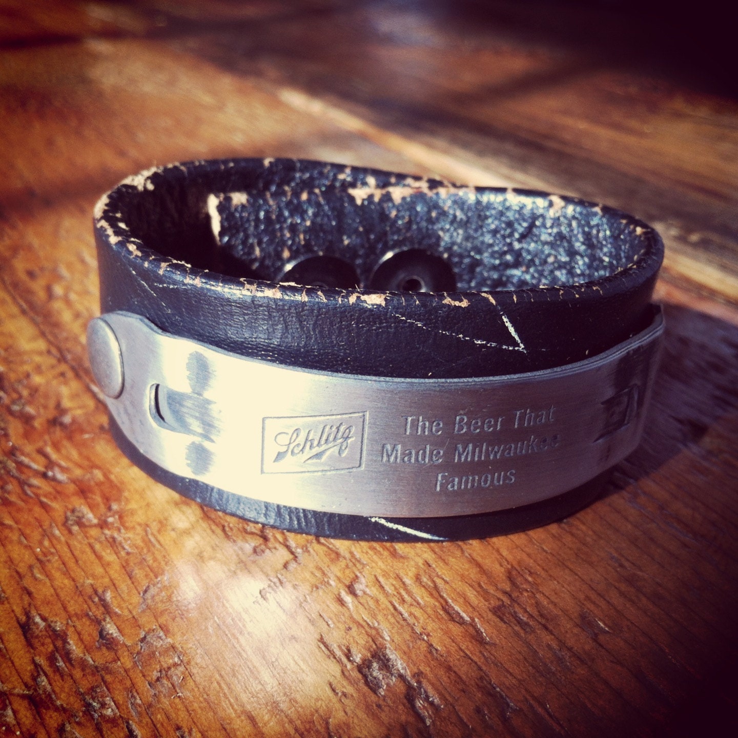 Schlitz Beer Bottle Opener Cuff