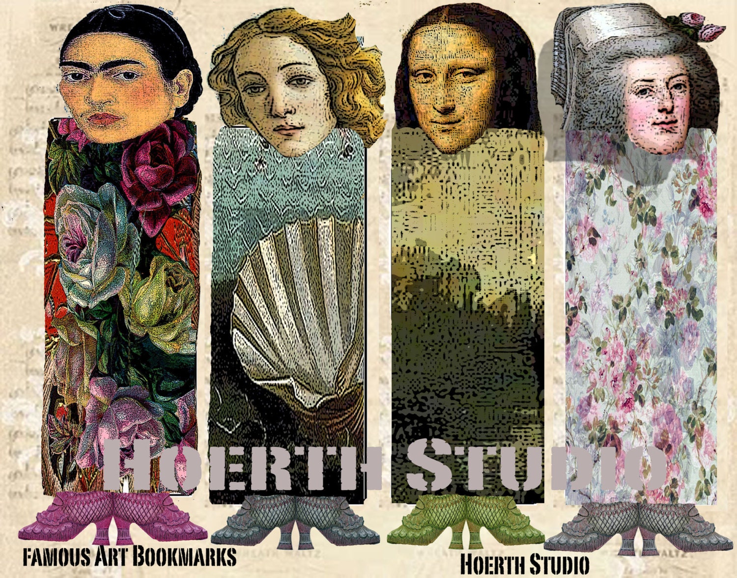 Famous Art Bookmarks