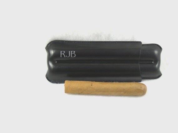 Buy cigars gifts certificates - Fathers Day Gift - Cigar Holder Travel Case - FREE Monogramming