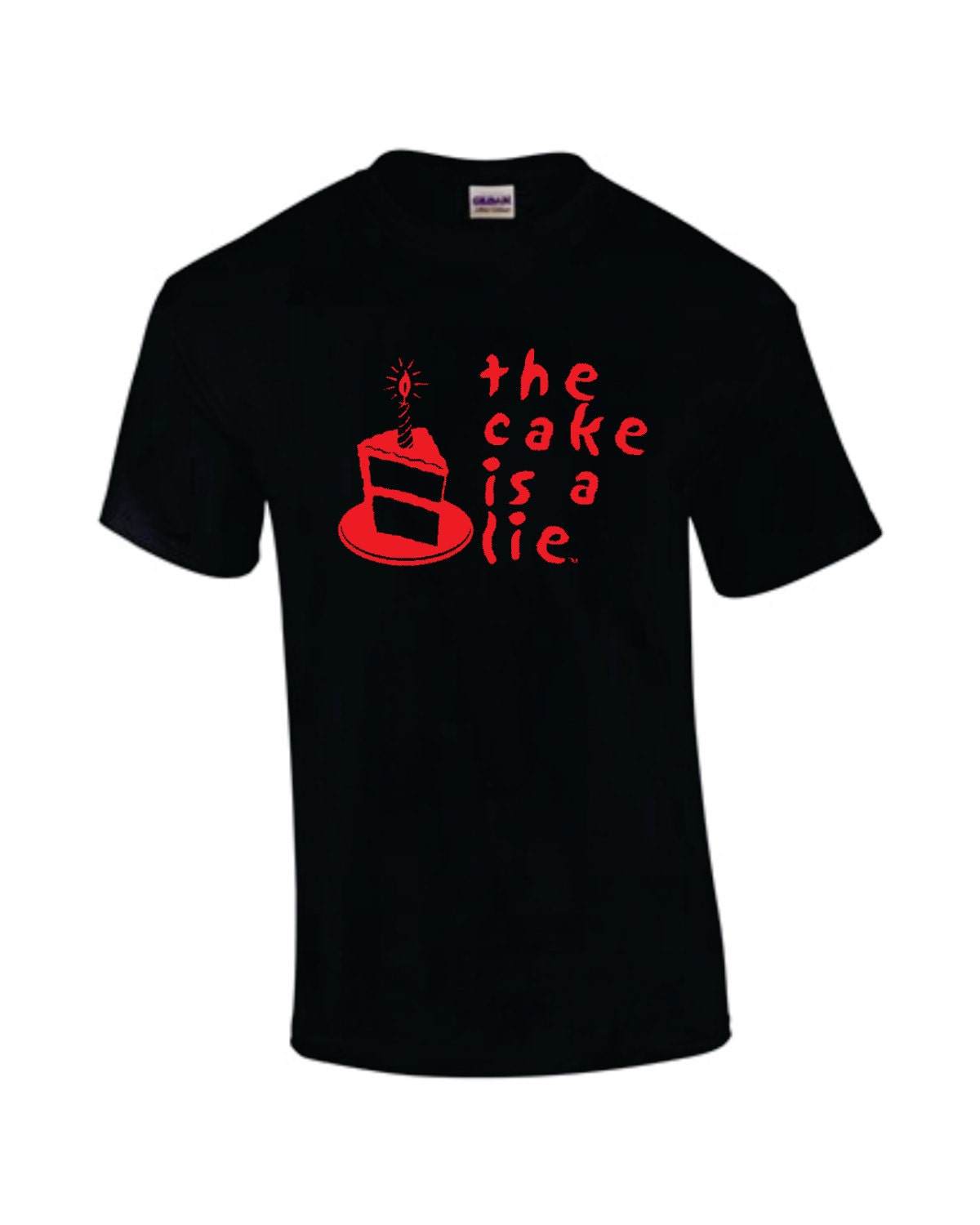 The Cake is a Lie t-shirt, Aperture Labs, Portal
