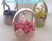 Mini Easter Basket Party Favors (Set of 3)