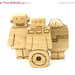 3 DAY SALE - Robot Trio - Wooden Toy - Childrens Toy - Eco Friendly Toy
