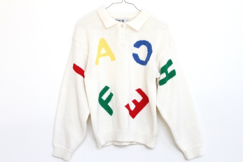 ALPHABET sweater