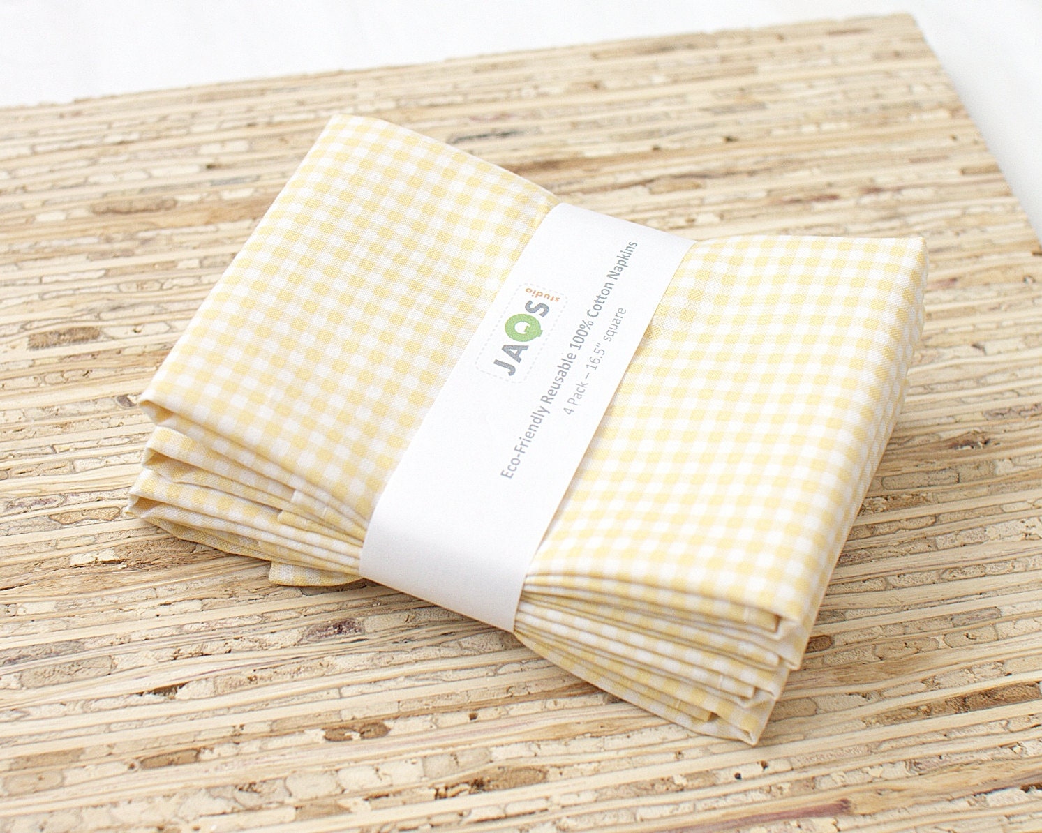 Eco-Friendly Large Cloth Napkins - Set of 4 - (N1135)