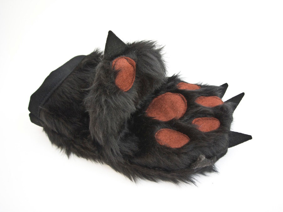 Oven glove in a Funny Form of Teddy Bear Paw - Pot Holder