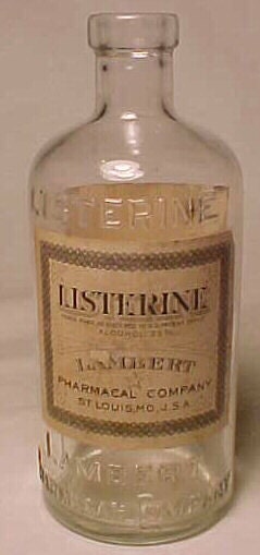 c1920s Listerine Mouth Wash Lambert Pharmacal by Bottlessoldcheap