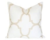 Riad Ivory - Windsor Smith -  17x17 Designer Pillow Cover (single-sided)