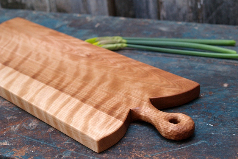 Flame Birch Cutting Board - Charcuterie/Slider Board - Wedding Gift