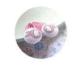 Girls snap clips, toddler hair clips, girls hair accessory, Bunny