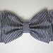 Navy Striped Bow Bandeau