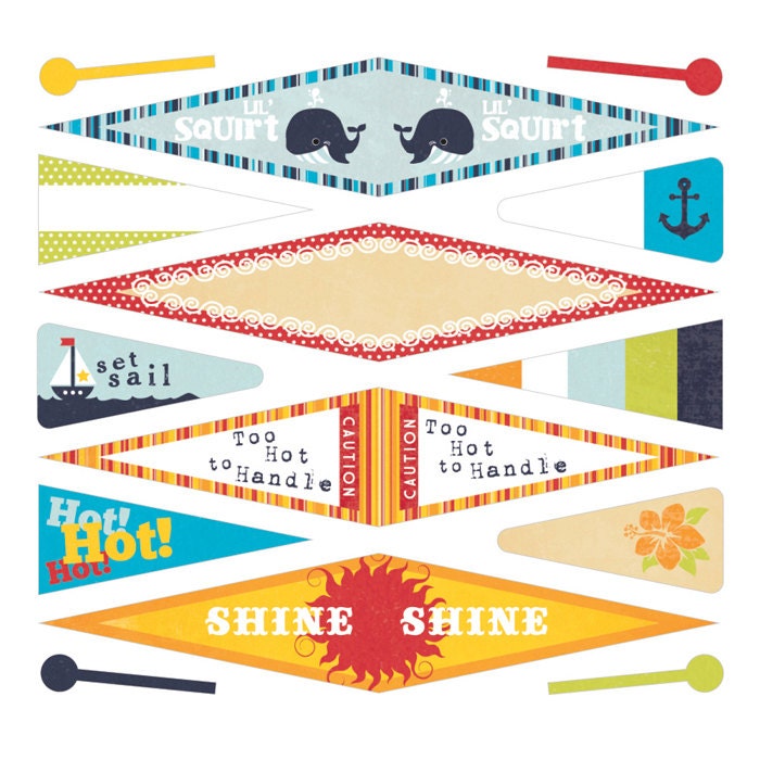 Pennants Down by the Shore Fancy Pants