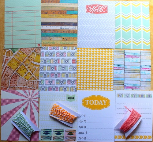 Composition and Color Notes 3x4 Journal Card Twine Kit