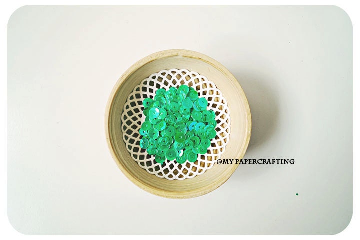 Sequin Metallic , Emerald