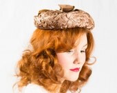 SALE / SALE / vintage 1960s hat / straw pillbox / Mr. John