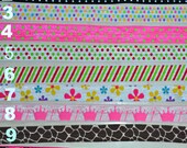 5/8" Fold over elastic - Printed 11 styles