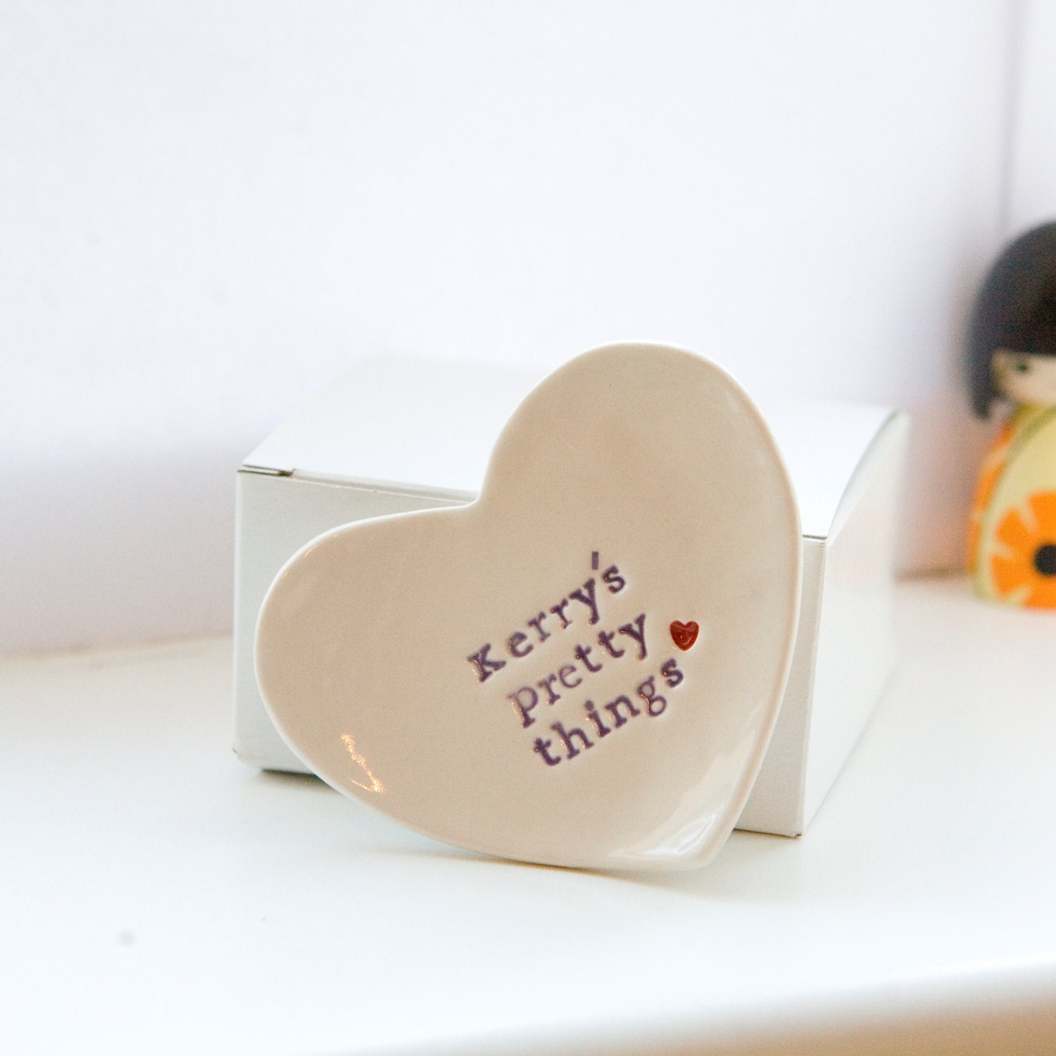 Personalised Ring Dish Jewery Catcher Gift