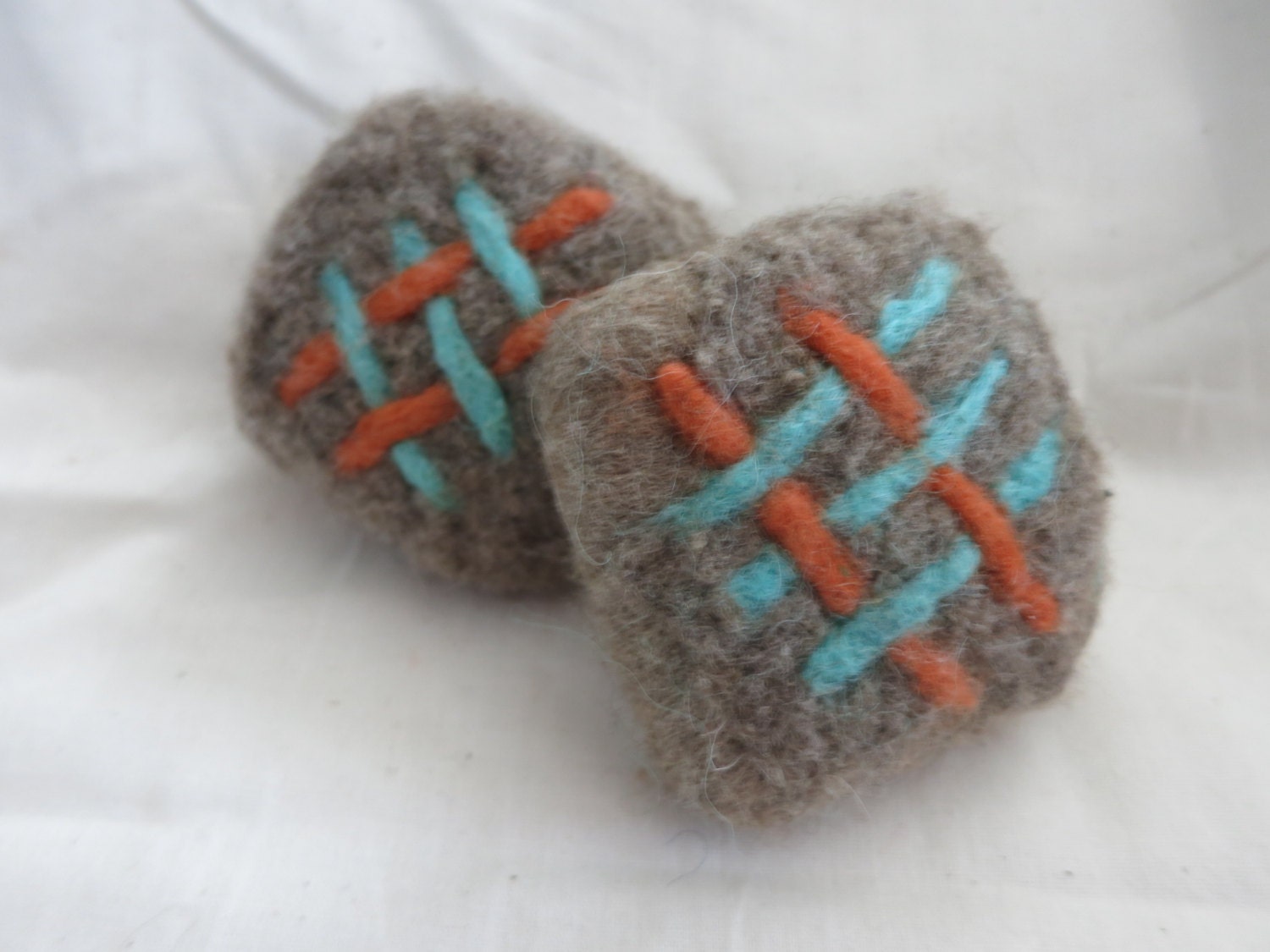 felted goats milk soap