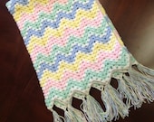 Handmade soft crochet/knit baby blanket creations by Suny